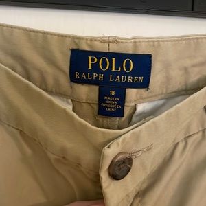 Ralph Lauren - darker khaki pants - big boys size 18